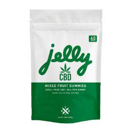 Jelly CBD Gummies- 40PK, Mixed Fruit, 2000 mg