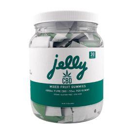 Jelly CBD Gummies Jar- 4PK (30CT), Mixed Fruit, 200 mg