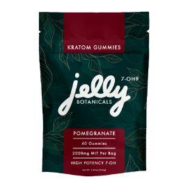 Jelly High Potency 7-OH Kratom Gummies- 40PK, Pomegranate, 2000mg