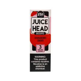 Juice Head E-Liquid, Strawberry Cream, 3 mg