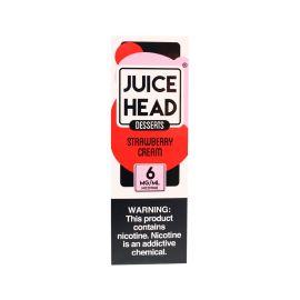 Juice Head E-Liquid, Strawberry Cream, 6 mg