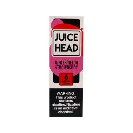 Juice Head E-Liquid, Watermelon Strawberry, 6mg