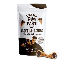 Just The Fun Part Filled Mini Cones, Dark Chocolate, 4.23  oz
