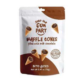 Just The Fun Part Filled Mini Cones, Milk Chocolate, 2.47  oz