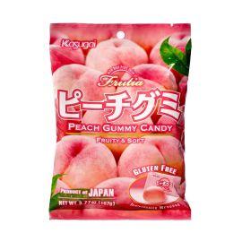 Kasugai Gummy Candy, Peach, 3.77oz