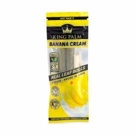 King Palm Leaf Rolls- 2PK (20CT), Banana Cream, Mini
