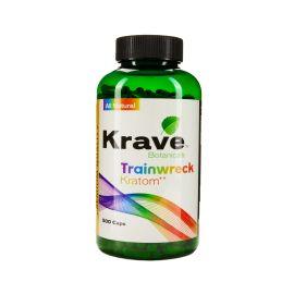 Krave Kratom Capsules, Trainwreck, 500PK