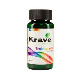 Krave Kratom Capsules, Trainwreck, 75PK