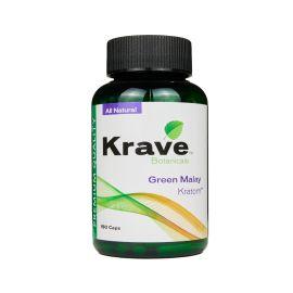 Krave Kratom Capsules, Green Malay, 150PK