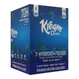 Kream 7-OH + Pseudo Tablets- 4PK (10CT), Blueberry, 120 mg