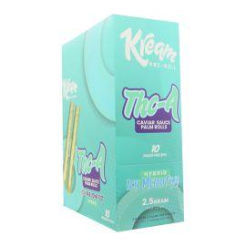 Kream THCA Caviar Sauce Palm Leaf Rolls- 2PK (10CT), Icy Melonfizz (Hybrid), 5 g