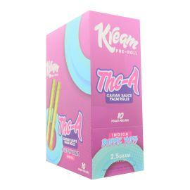 Kream THCA Caviar Sauce Palm Leaf Rolls- 2PK (10CT), Bubbleyumz (Indica), 5 g