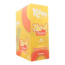 Kream THCA Caviar Sauce Palm Leaf Rolls- 2PK (10CT), Pineapple Punch (Sativa), 5 g