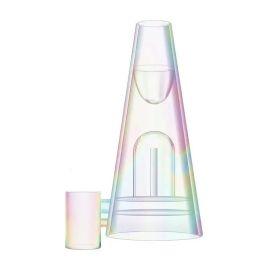 Leaf Buddi Glass Attachment, Rainbow