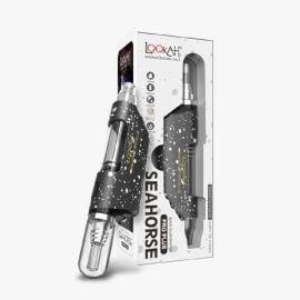 Lookah Seahorse Pro Plus Dab Pen, Black White Spatter, 650 mAh