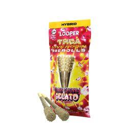 Looper THCA Live Rosin Prerolls- 2PK, Lemon Cherry Gelato (Hybrid), 1 g