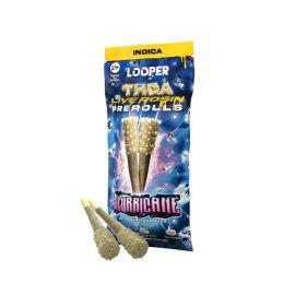 Looper THCA Live Rosin Prerolls- 2PK, Slurricane (Indica), 1 g