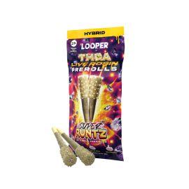Looper THCA Live Rosin Prerolls- 2PK, Super Runtz (Hybrid), 1 g