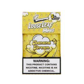 Loose Leaf Natural Leaf Cigar Wraps- 5PK (8CT), Banana Dream, Regular