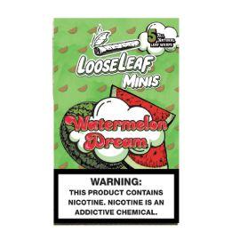 Loose Leaf Natural Leaf Cigar Wraps- 5PK (8CT), Watermelon Dream, Mini