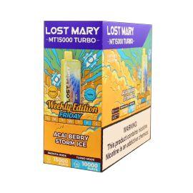Lost Mary MT15000 Disposable (5CT), Acai Berry Storm Ice, 5%