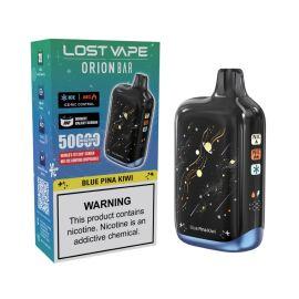 Lost Vape Orion Bar 50K Disposable (5CT), Blue Pina Kiwi, 5%