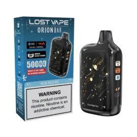 Lost Vape Orion Bar 50K Disposable (5CT), Blue Razz Lce, 5%
