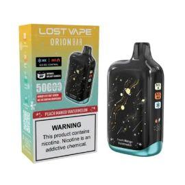 Lost Vape Orion Bar 50K Disposable (5CT), Peach Mango Watermelon, 5%