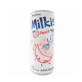 Lotte Milkis Carbonated Drink, Peach, 8.45 oz