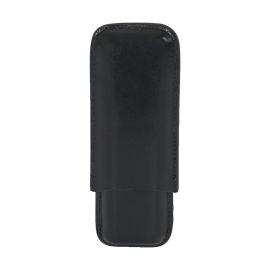 Lucienne Vegan Leather Cigar Case, Black
