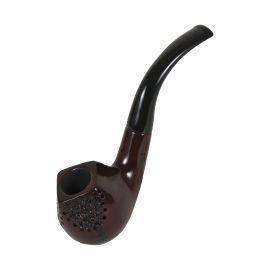 Lucienne Wooden Tobacco Pipe with Filter , P534, 9 mm
