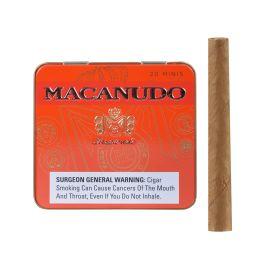 MACANUDO Inspirado Orange Cigar Minis Tin- 20PK (5CT), Honduras, Minis 3x20