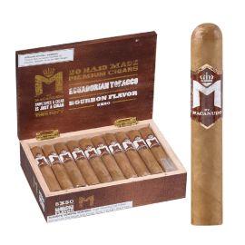 MACANUDO M Bourbon Cigar Box (20CT), Connecticut Shade, Robusto 5X50