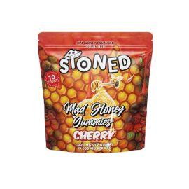 STONED Mad Honey Infused Gummies- 10PK, Cherry Rings, 10000 mg