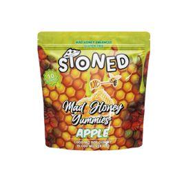 STONED Mad Honey Infused Gummies- 10PK, Apple Rings, 10000 mg