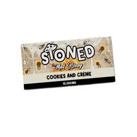 STONED Mad Honey Infused Chocolate Bar, Creme, 10000 mg