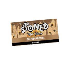 STONED Mad Honey Infused Chocolate Bar, Pretzel, 10000 mg
