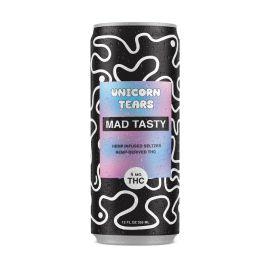 Mad Tasty D9 Infused Seltzer, Unicorn Tears, 5 mg