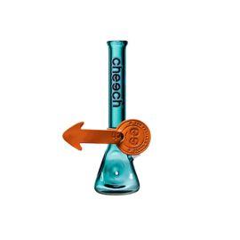 Cheech Mini Beaker Bong Hand Pipe, Teal, 4 in