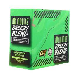 Modus CB9A + THCP + D8P Breezy Blend Cartridge (5CT), Watermelon Mint Mojito Ice (Sativa), 3 g