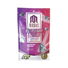Modus Platinum Blend Gummies- 20PK (5CT), Mixed Berry Assorted (Hybrid), 3000 mg