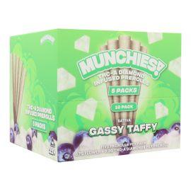 Munchies THCA Diamond Prerolls- 5PK (10CT), Gassy Taffy (Sativa), 5 g