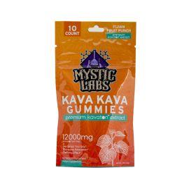 Mystic Labs Kava Kava Gummies- 10PK, Fijian Fruit Punch, 12000 mg