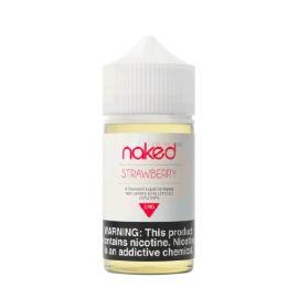 Naked E-Liquid, Strawberry (Triple Strawberry Fusion), 3 mg