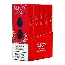 NJOY Ace Pods- 2PK (5CT), Rich Tobacco, 5%