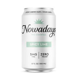 Nowadays Delta 9 Infused Cocktails, Spicy Lime, 5 mg
