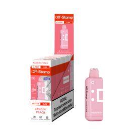 Off-Stamp X-Cube 25K Disposable Pod (5CT), Bangin' Peach, 25000 Puffs