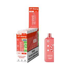 Off-Stamp X-Cube 25K Disposable Pod (5CT), Sour Lush Gummy, 25000 Puffs