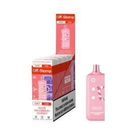 Off-Stamp X-Cube 25K Disposable Pod (5CT), Sour Wildberry Gummy, 25000 Puffs