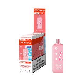 Off-Stamp X-Cube 25K Disposable Pod (5CT), Strawberry Rolls Up, 25000 Puffs